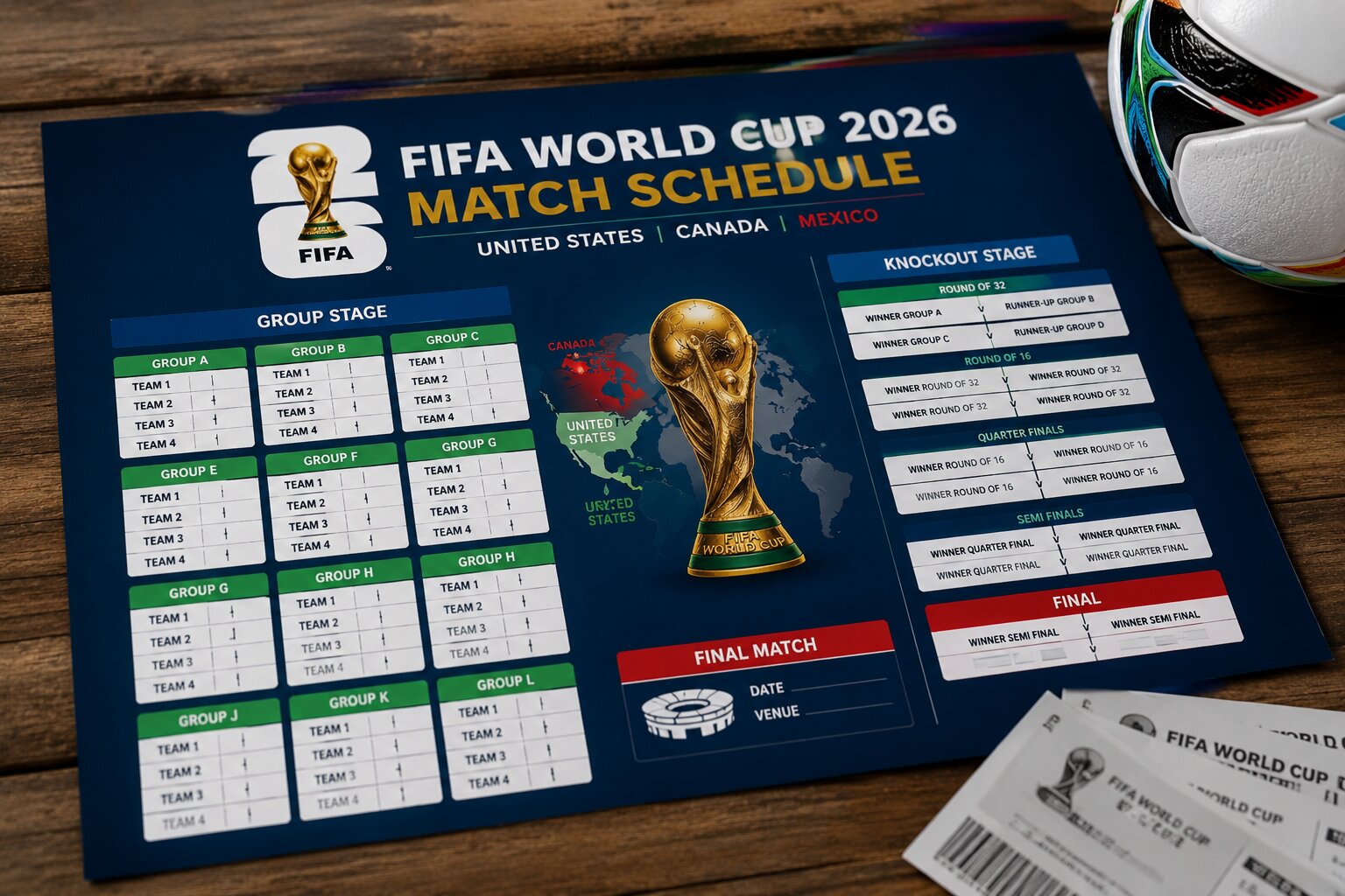 2026 FIFA World Cup Match Schedule and Fixtures
