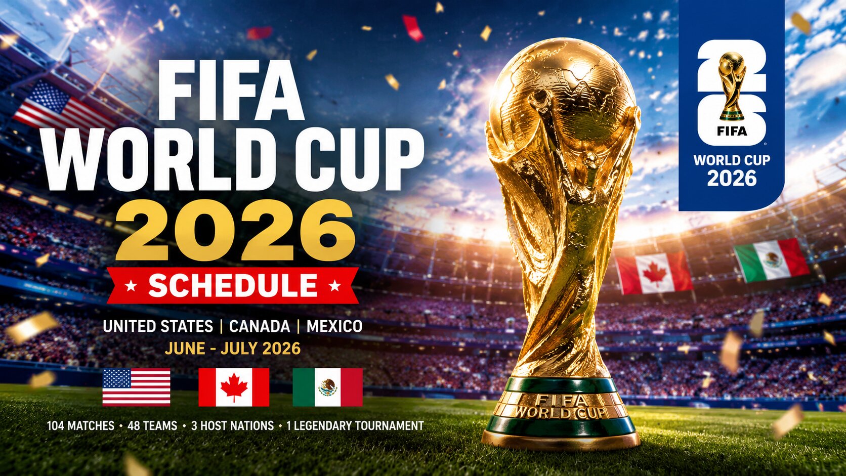 2026 FIFA World Cup Schedule Banner Placeholder