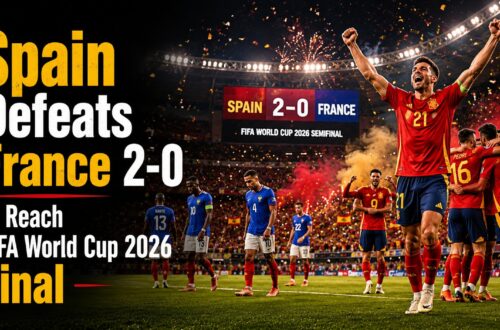 Spain Defeats France 2-0