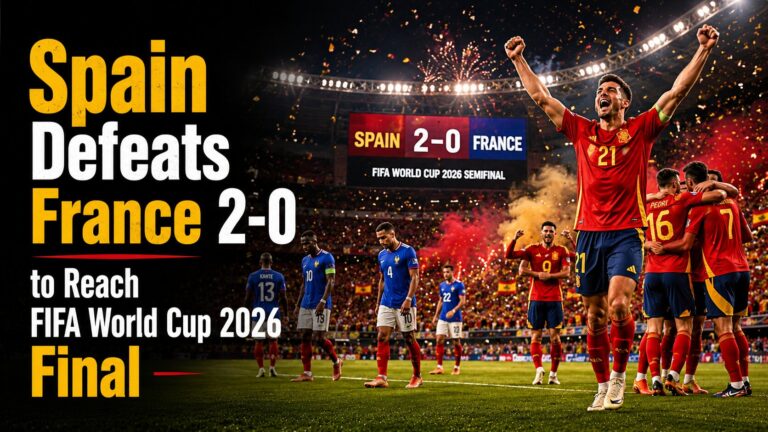 Spain Defeats France 2-0